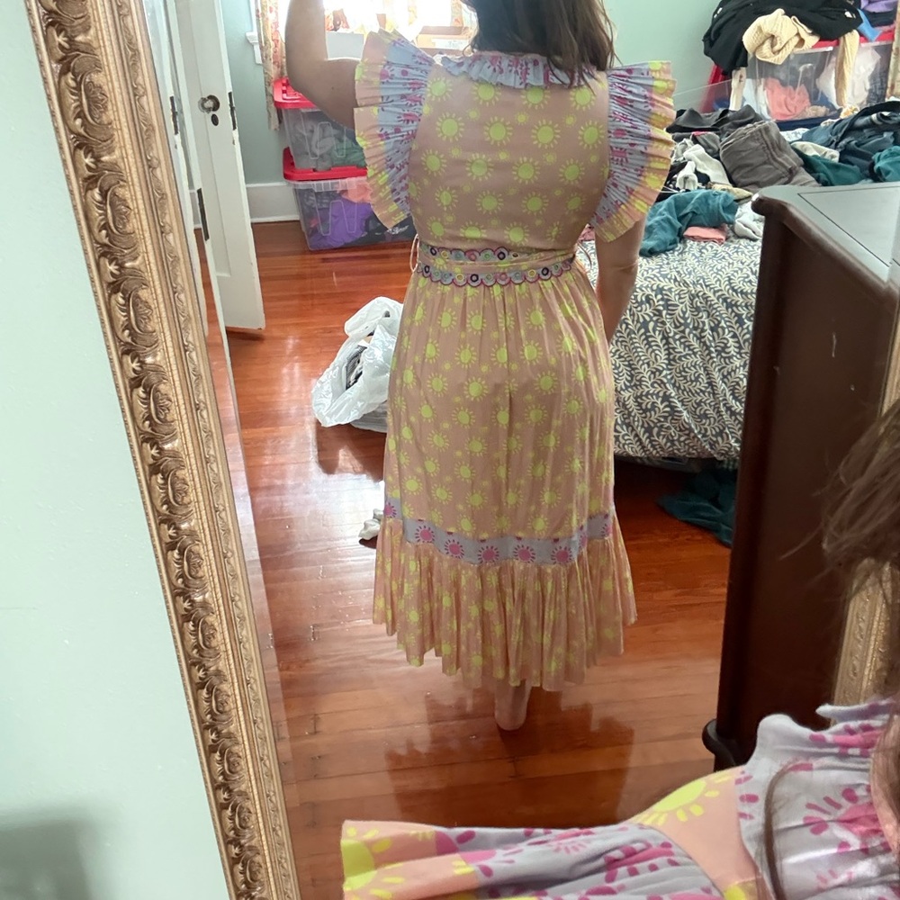 CeliaB Dafne Multicolor Ruffle Dress - Picture 2 of 4